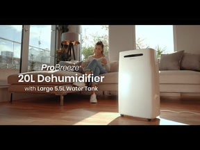50 Pint/Day Dehumidifier - 2,000 Sq Ft Dehumidifiers for Home with Continuous Drainage