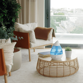 1 Gallon Ultrasonic Cool Mist Humidifier with Aroma Diffuser Tray, Night Light & Auto Shut-Off