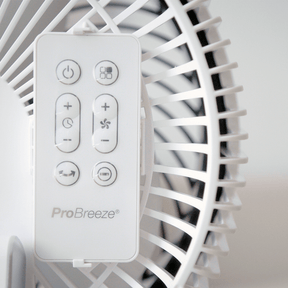 8” Turbo Desk Fan with 4 Operating Modes & 12 Hour Timer - White