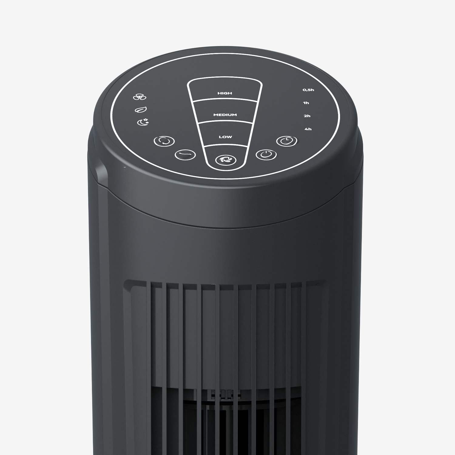 40" Oscillating Tower Fan with Remote – 3 Speeds, 3 Operational Modes and 7.5 Hour Timer