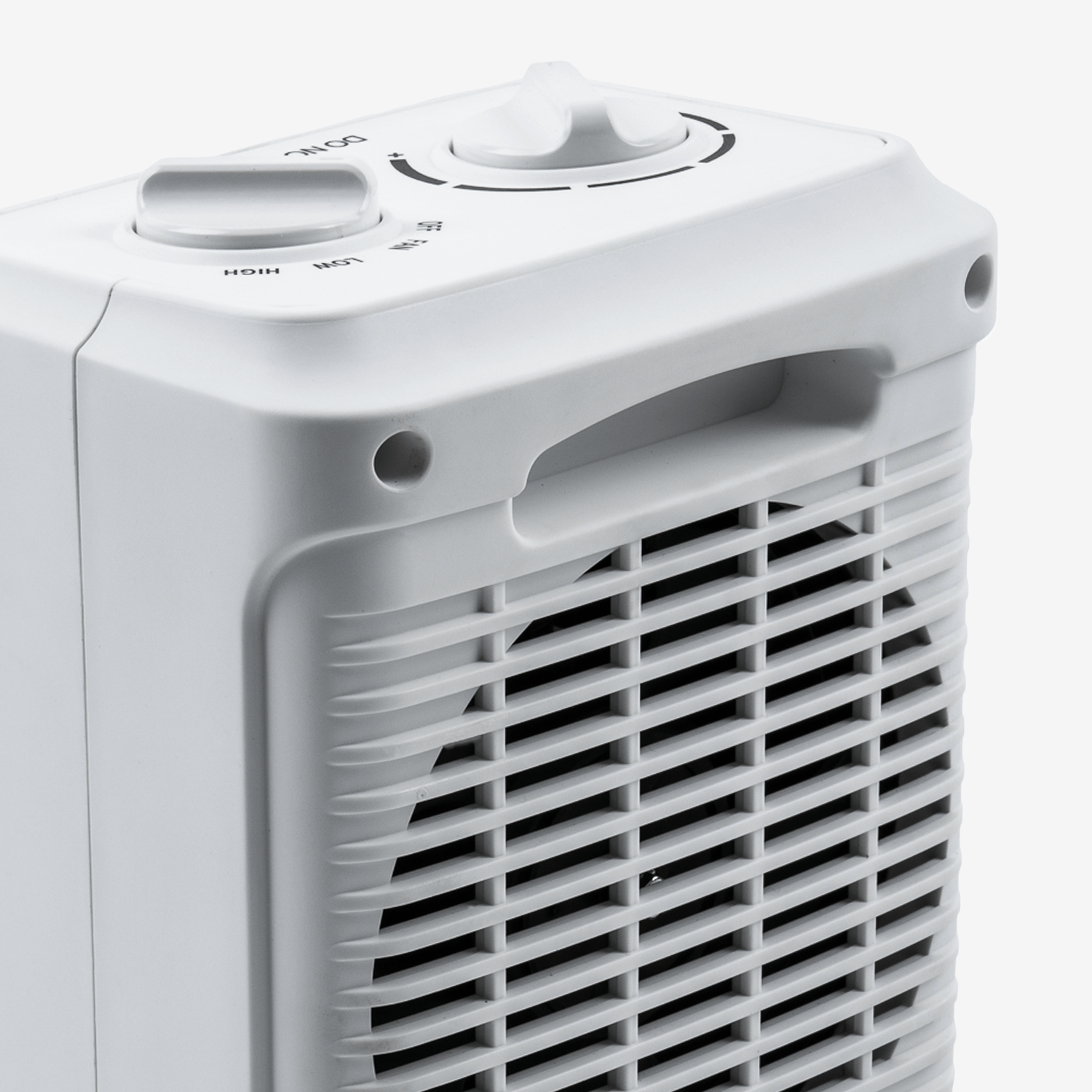 1500W Mini Ceramic Space Heater with 3 Operating Modes and Adjustable Thermostat - White
