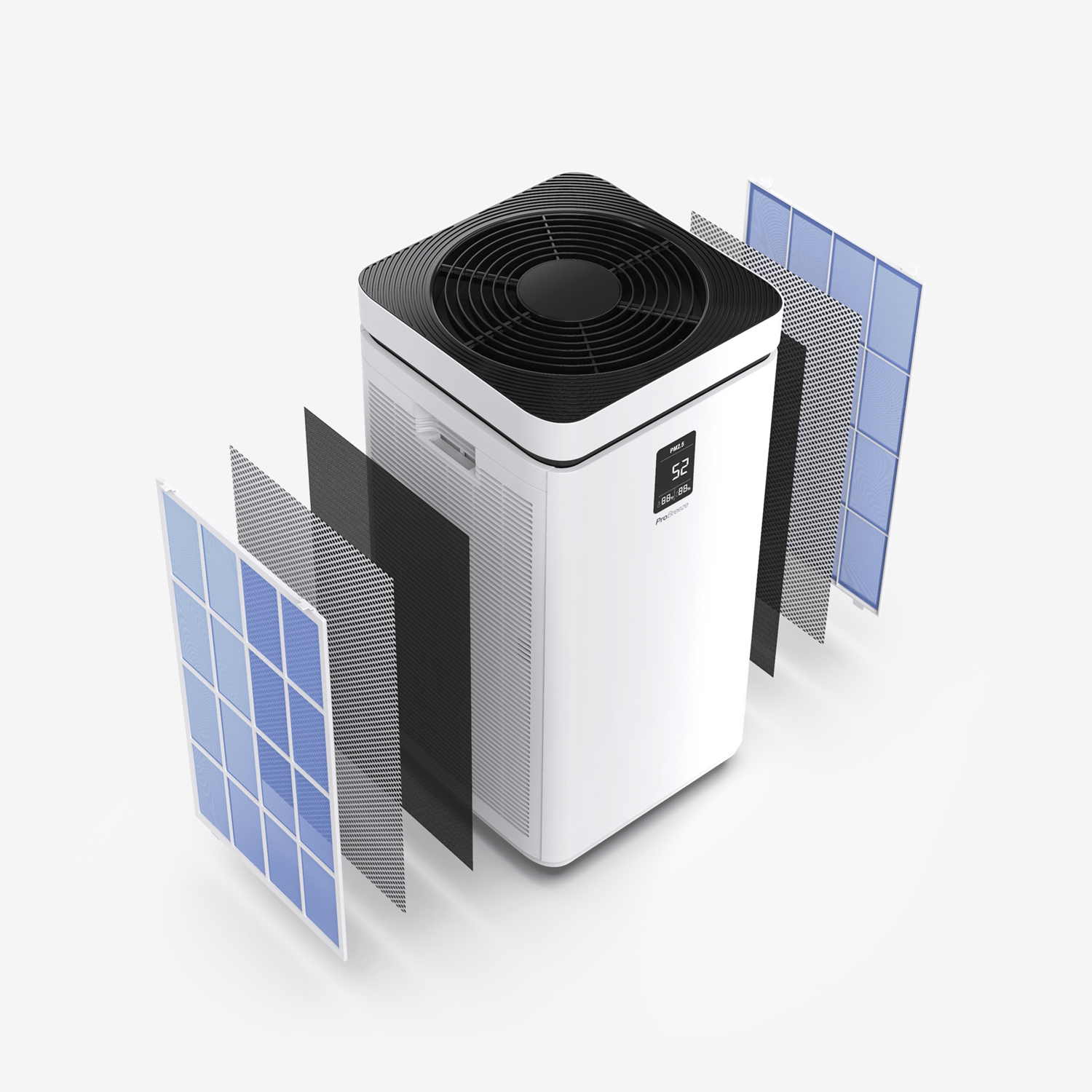 Large Air Purifier with HEPA 13 Filter, 2000 Sq. Ft Coverage, WiFi and Smart App